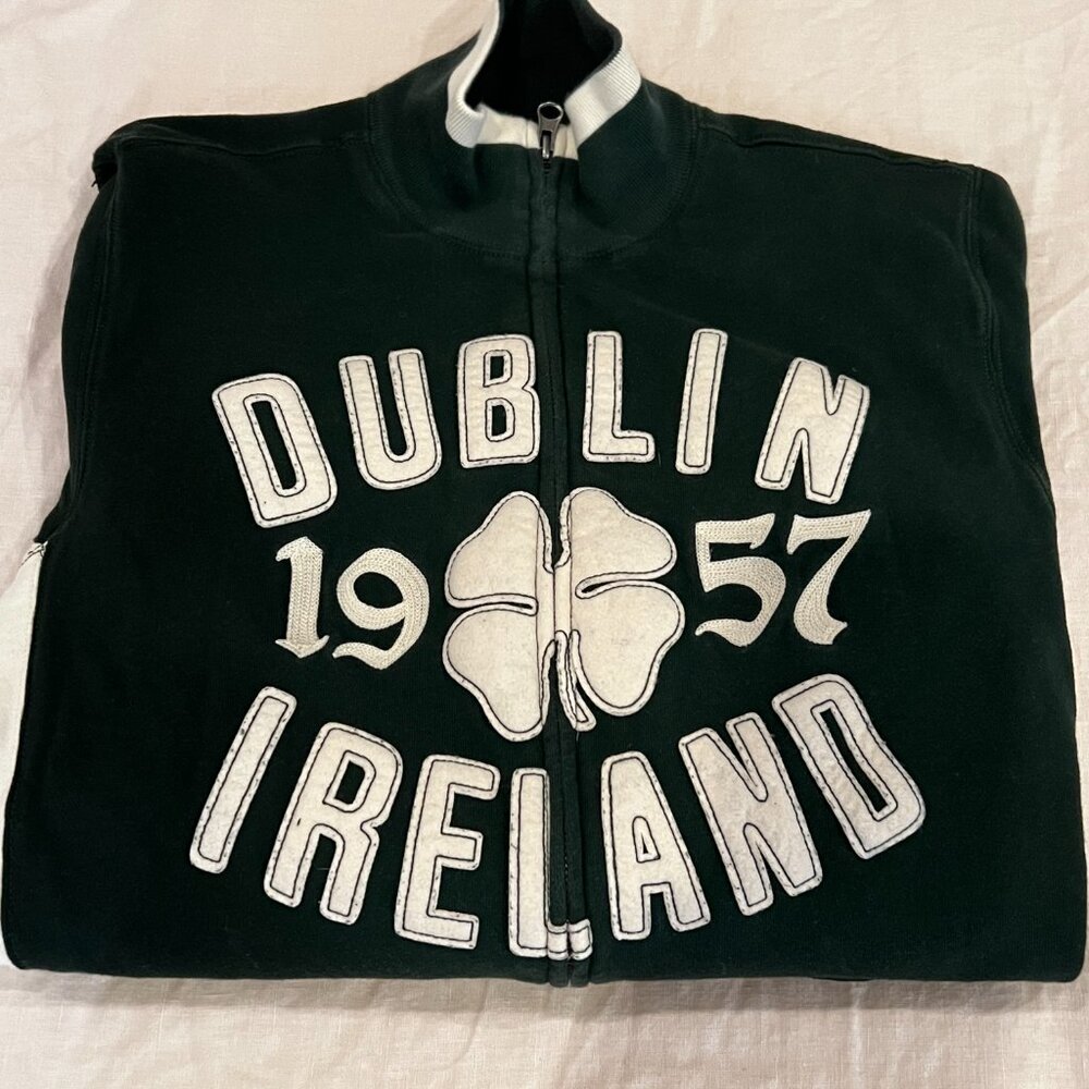 Lucky Brand Vintage Inspired Zip Up Sweatshirt Size XS